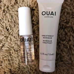 Ouai rose hair oil and hair masque
